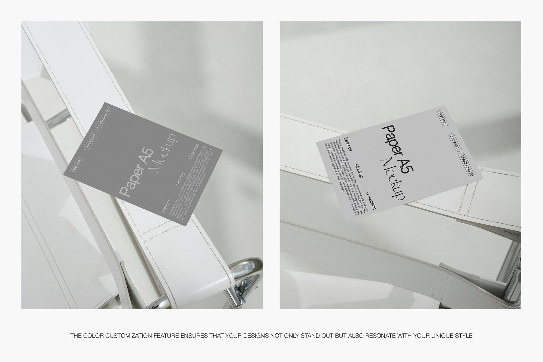 Flyer A5 and Notebook Mockups for Photoshop PSD 3