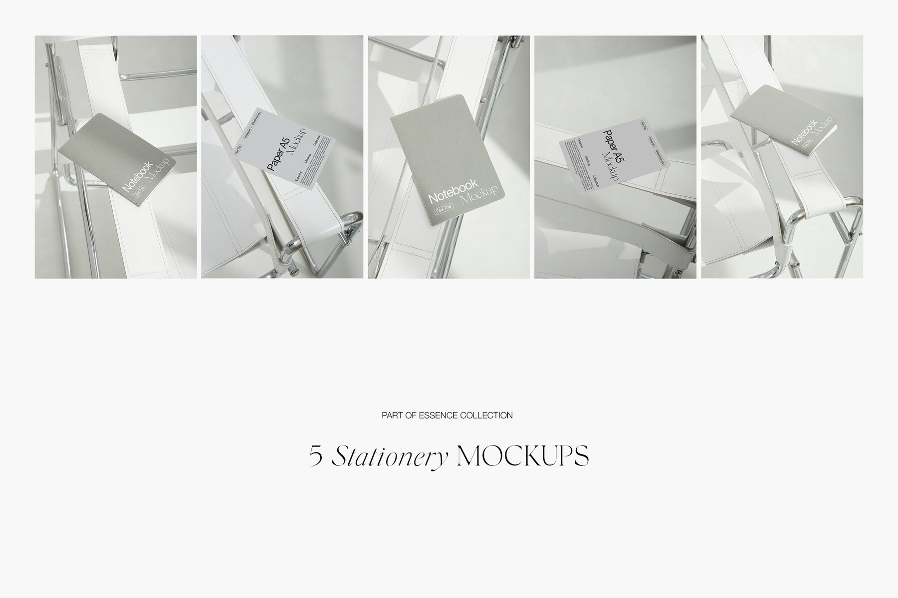 Flyer A5 and Notebook Mockups for Photoshop PSD 6