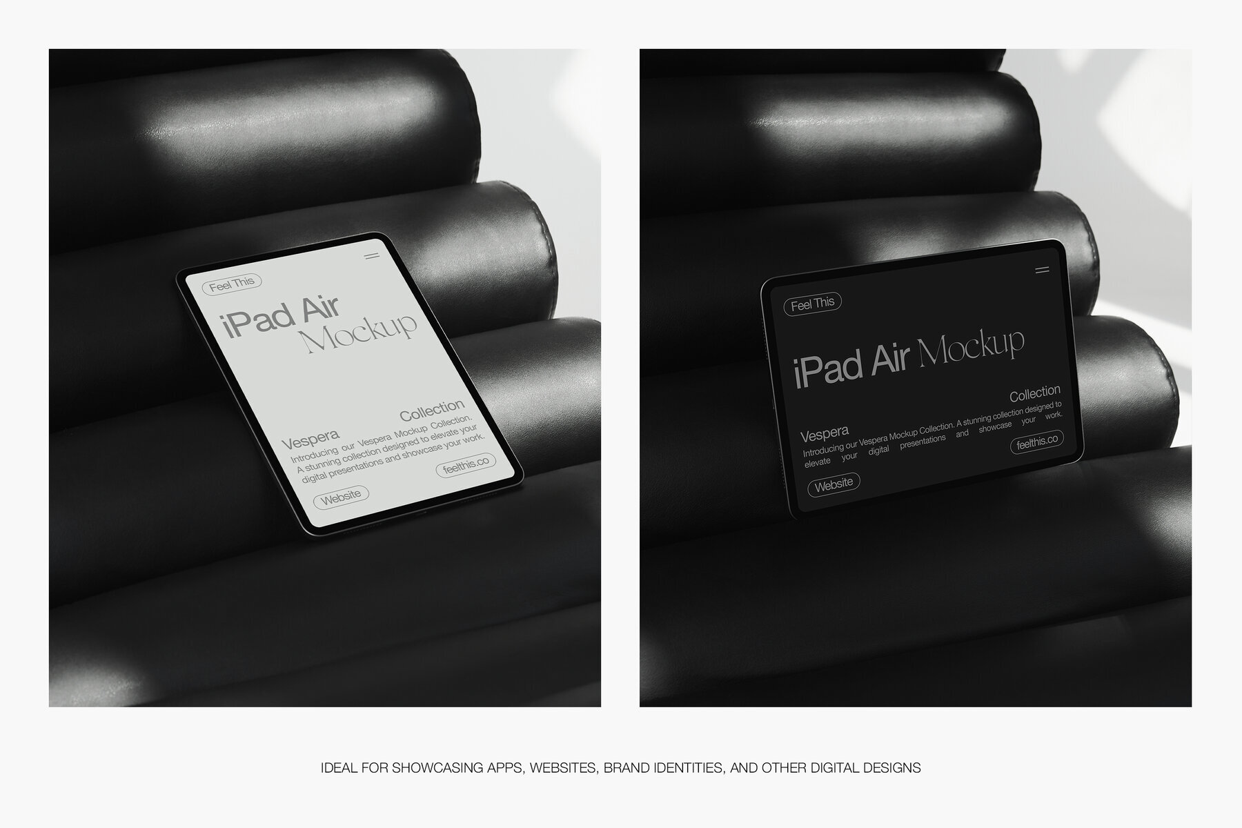 iPad Air Mockups for Photoshop PSD 3