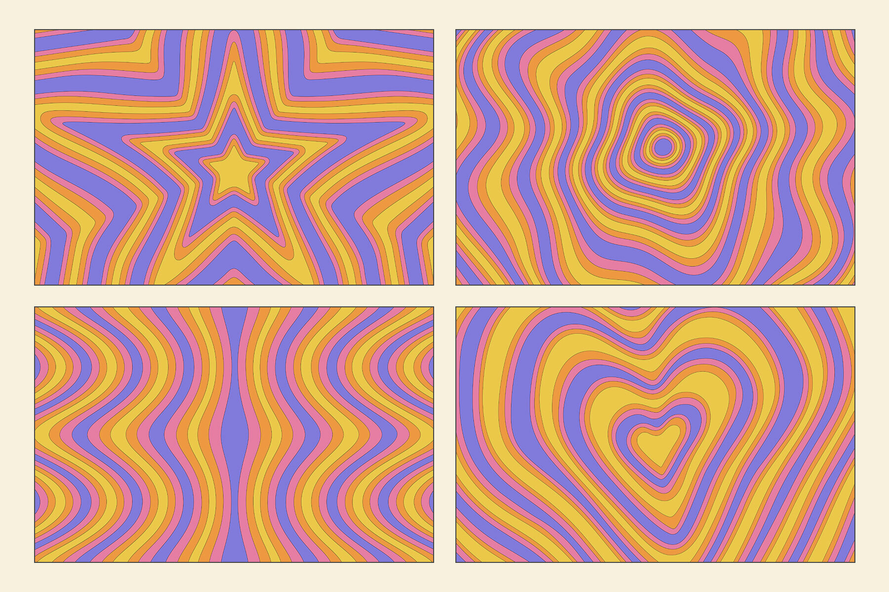 Groovy Psychedelic Backgrounds 2