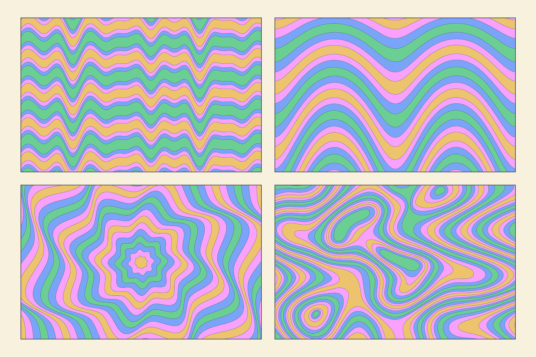 Groovy Psychedelic Backgrounds 4