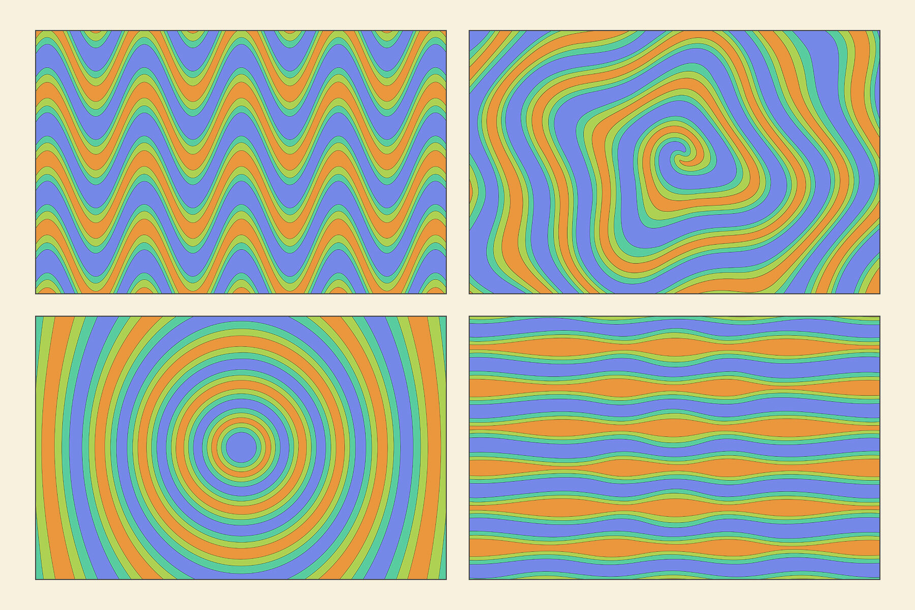 Groovy Psychedelic Backgrounds 7