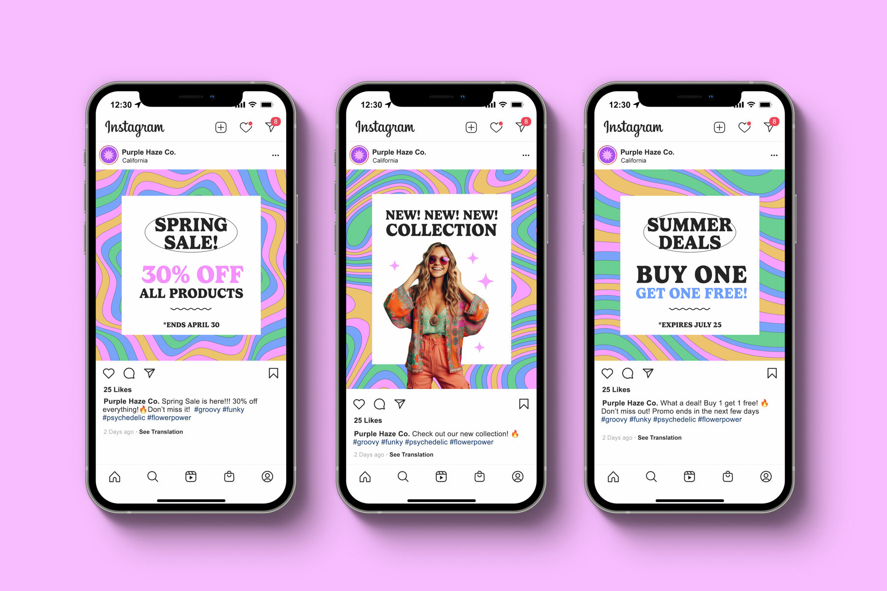 Groovy Psychedelic Backgrounds 8