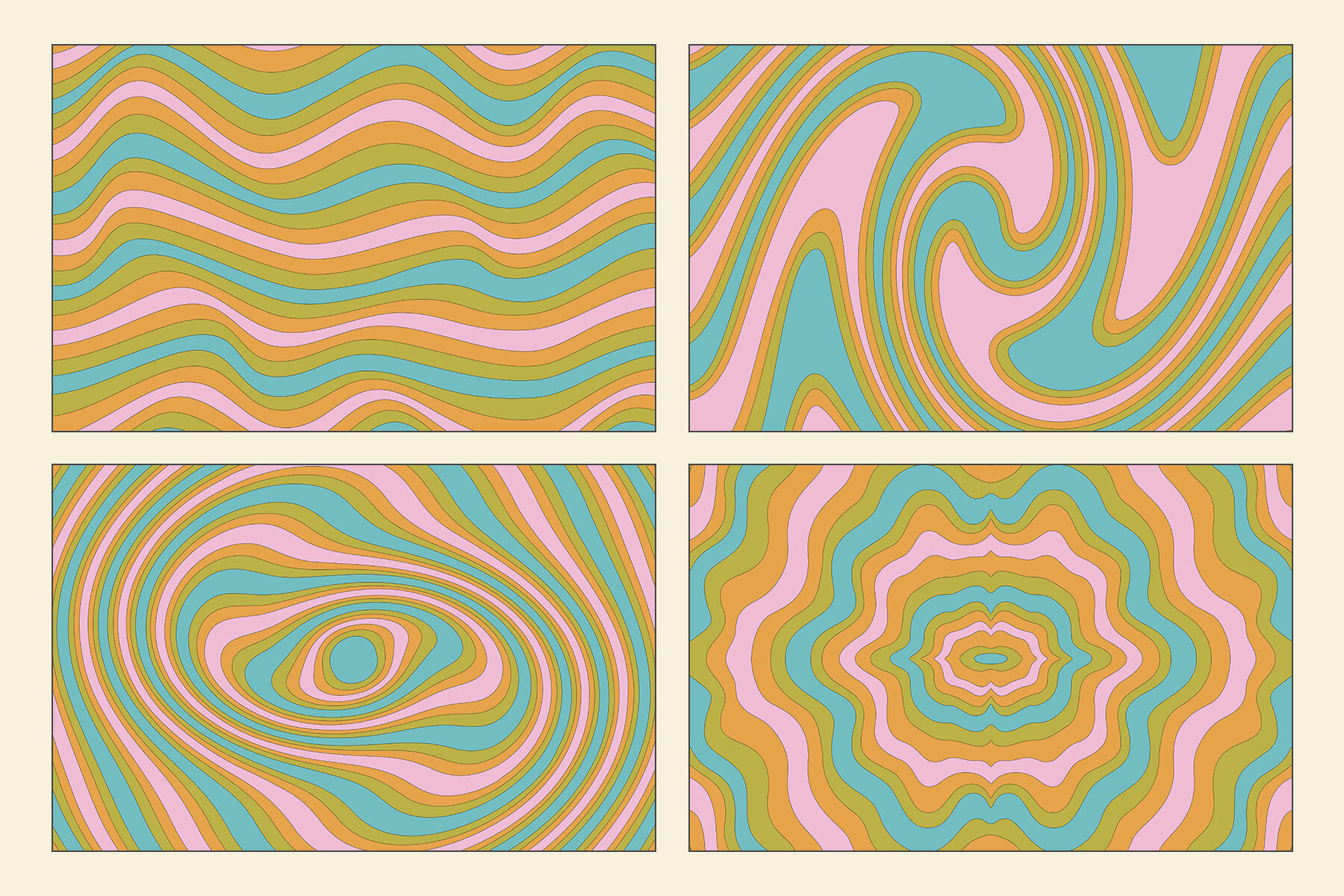 Groovy Psychedelic Backgrounds 10