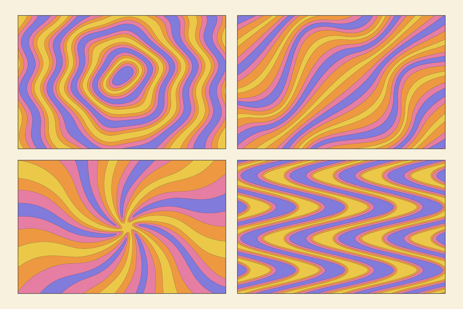 Groovy Psychedelic Backgrounds 15