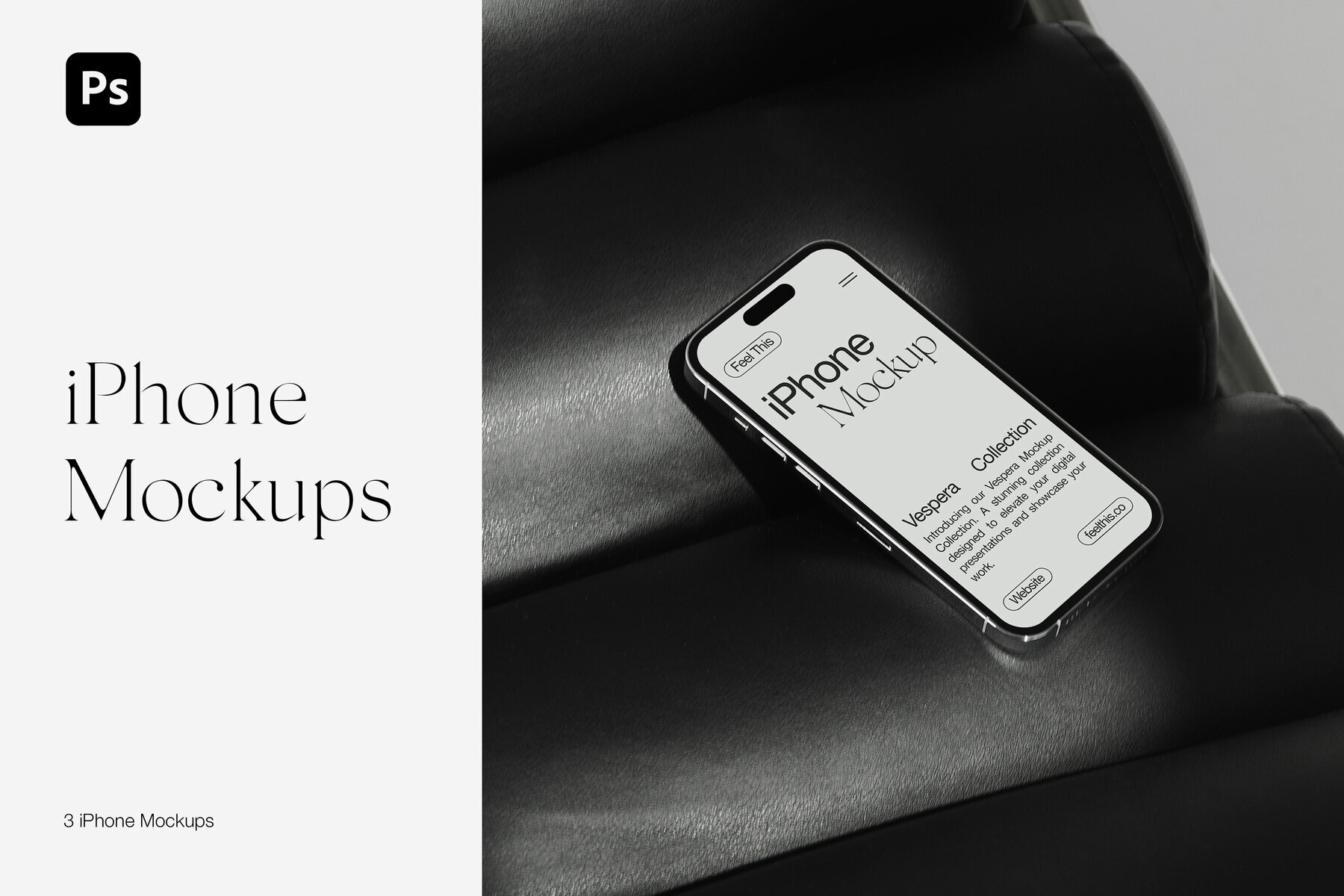 iPhone Mockups for Photoshop PSD 1