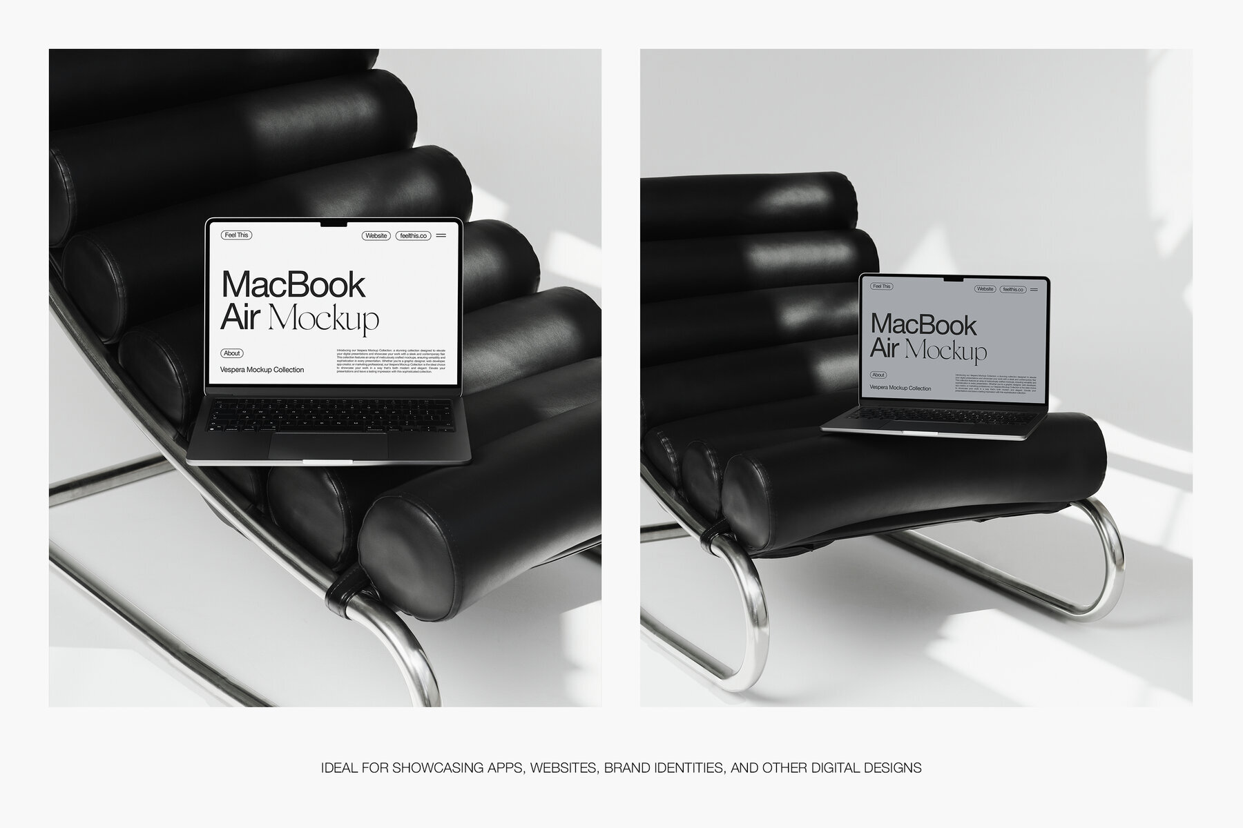 MacBook Air Mockups for Photoshop PSD 3