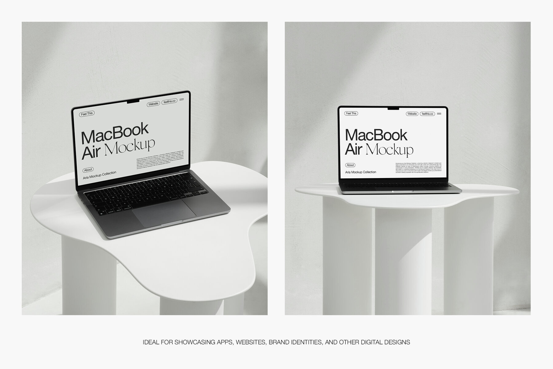 MacBook Air Mockups for Photoshop PSD 3