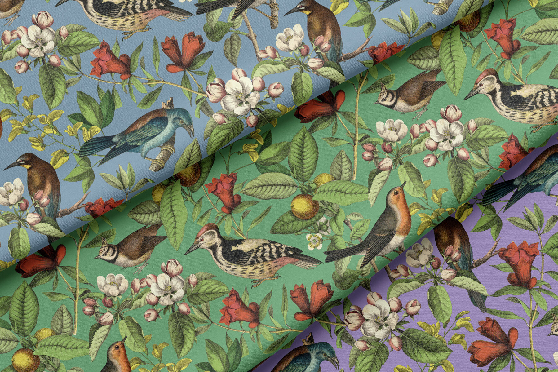 Bird   s Garden Vintage Pattern and Graphics 2