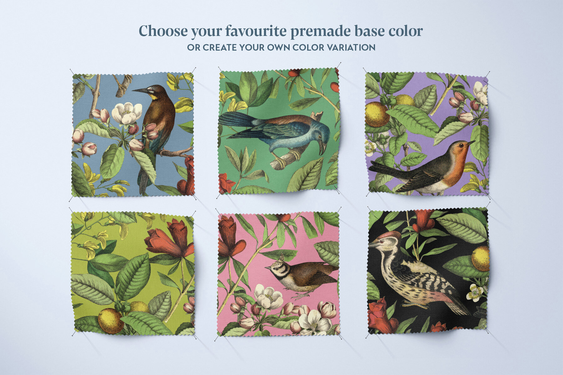 Bird   s Garden Vintage Pattern and Graphics 3