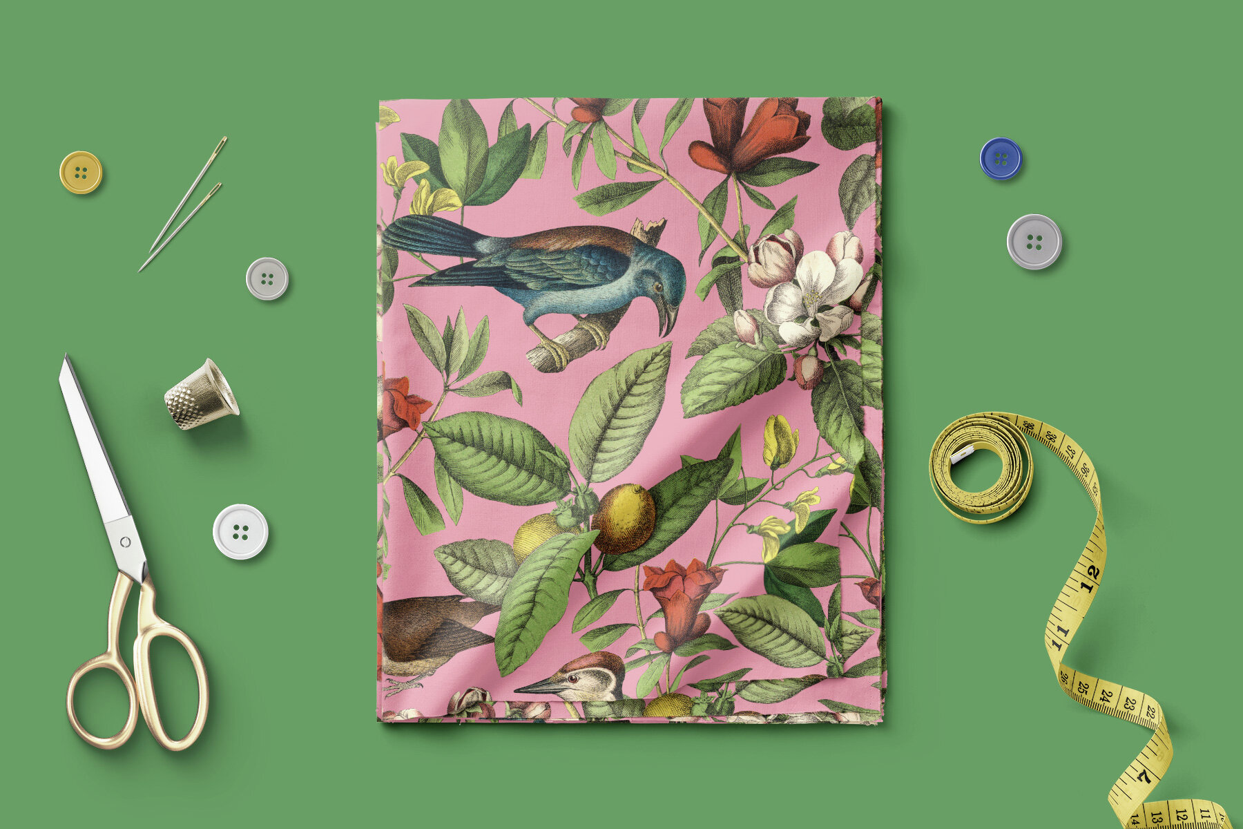 Bird   s Garden Vintage Pattern and Graphics 6