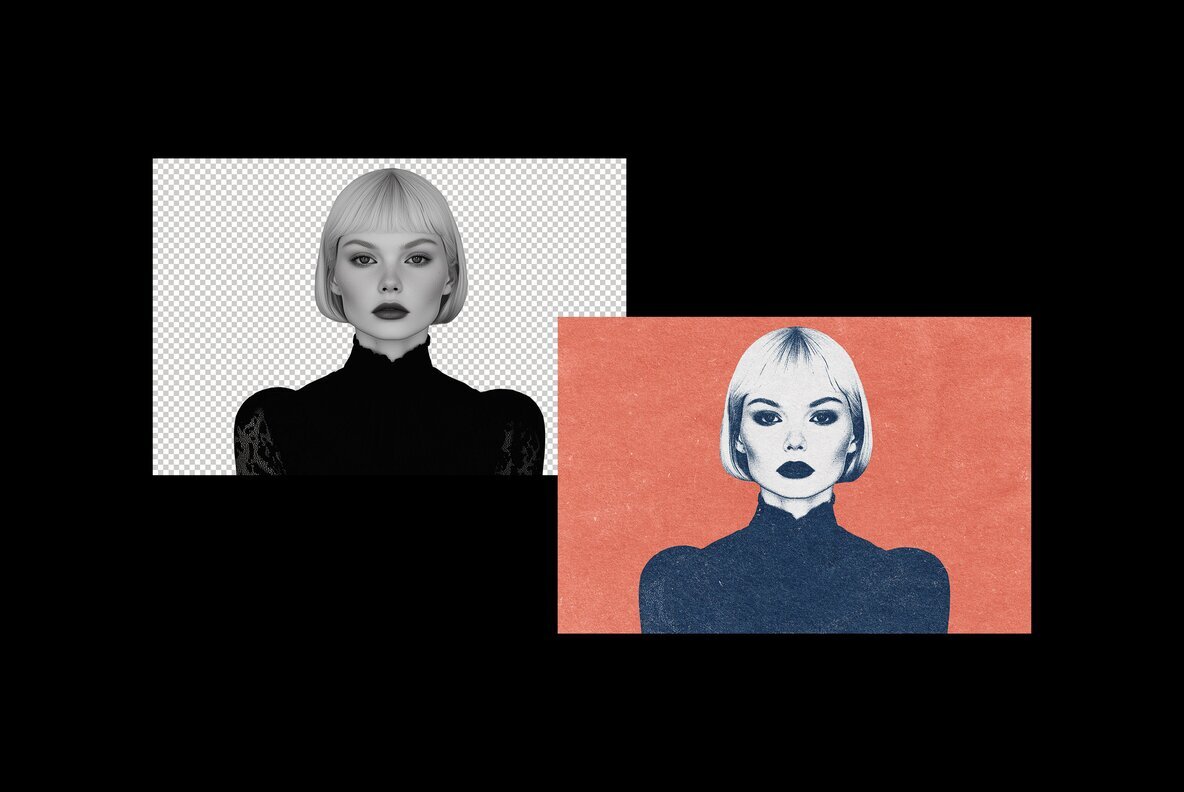 Riso Printer Photo Effect 5