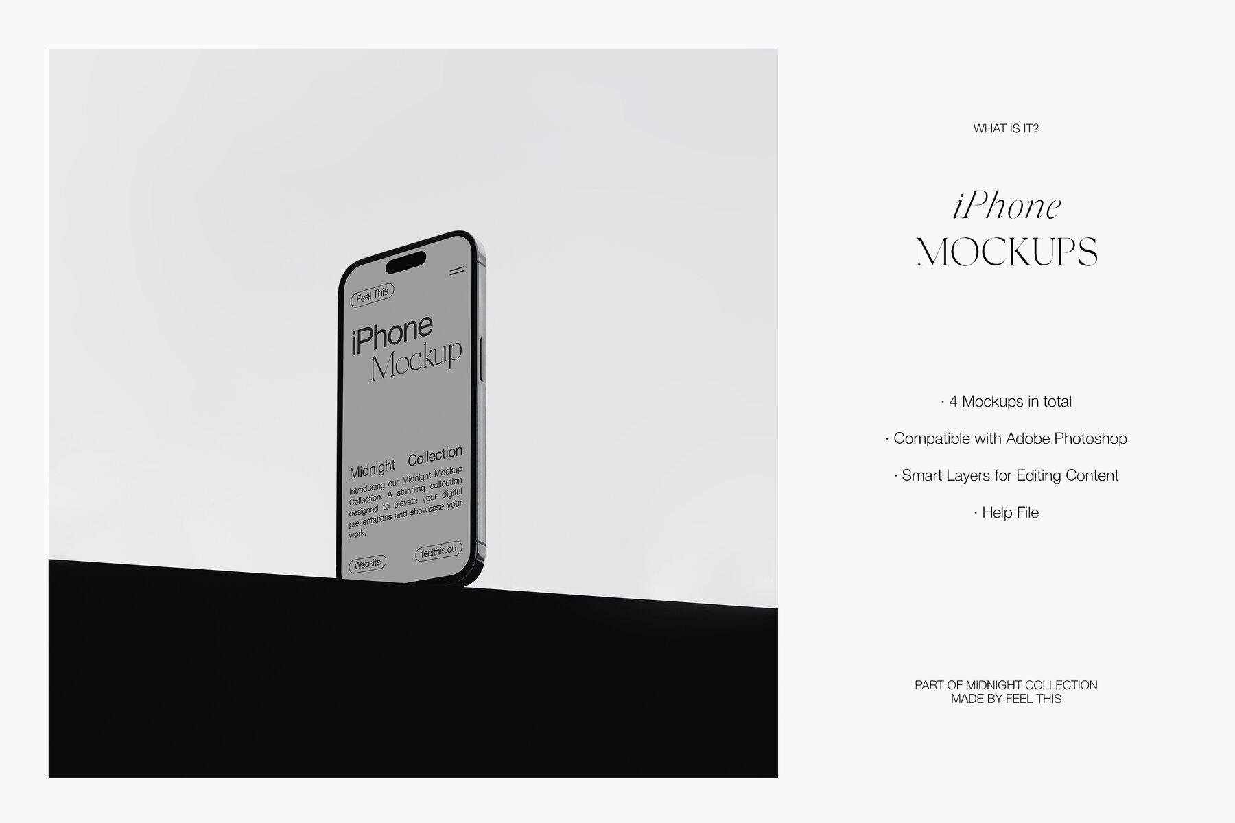 iPhone Mockups for Photoshop PSD 2