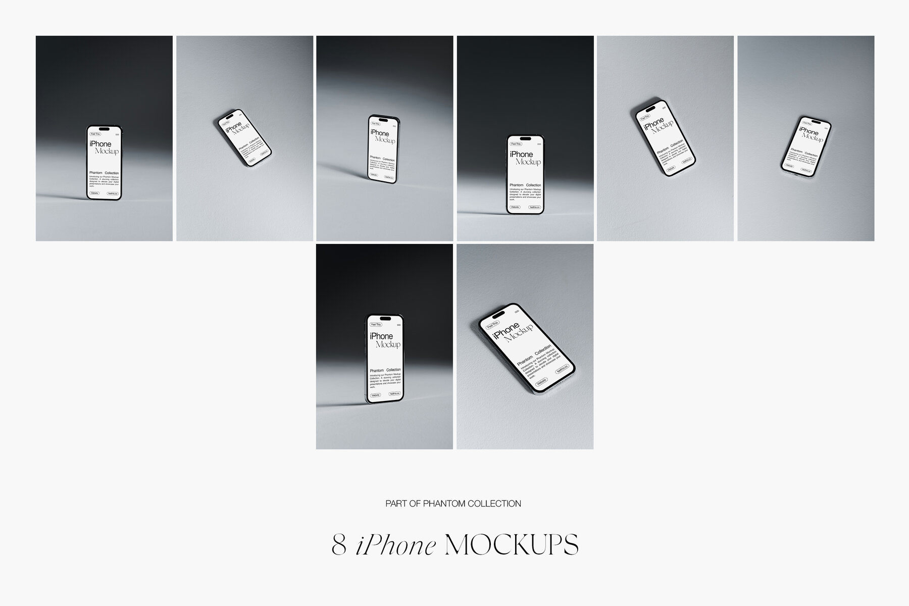 iPhone Mockups for Photoshop PSD 6