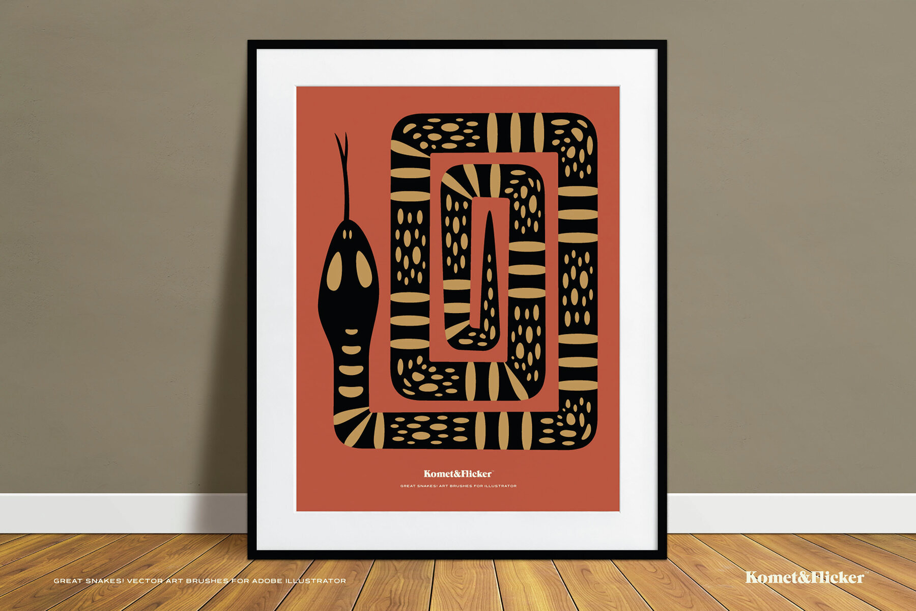 Great Snakes Vector Art Brushes for Adobe Illustrator 2