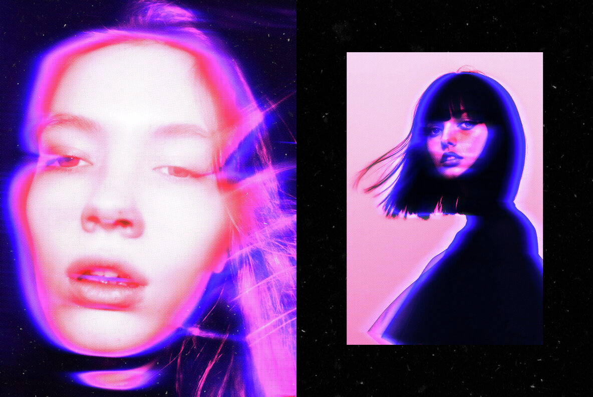 Y2K Halftone Photo Effect 6