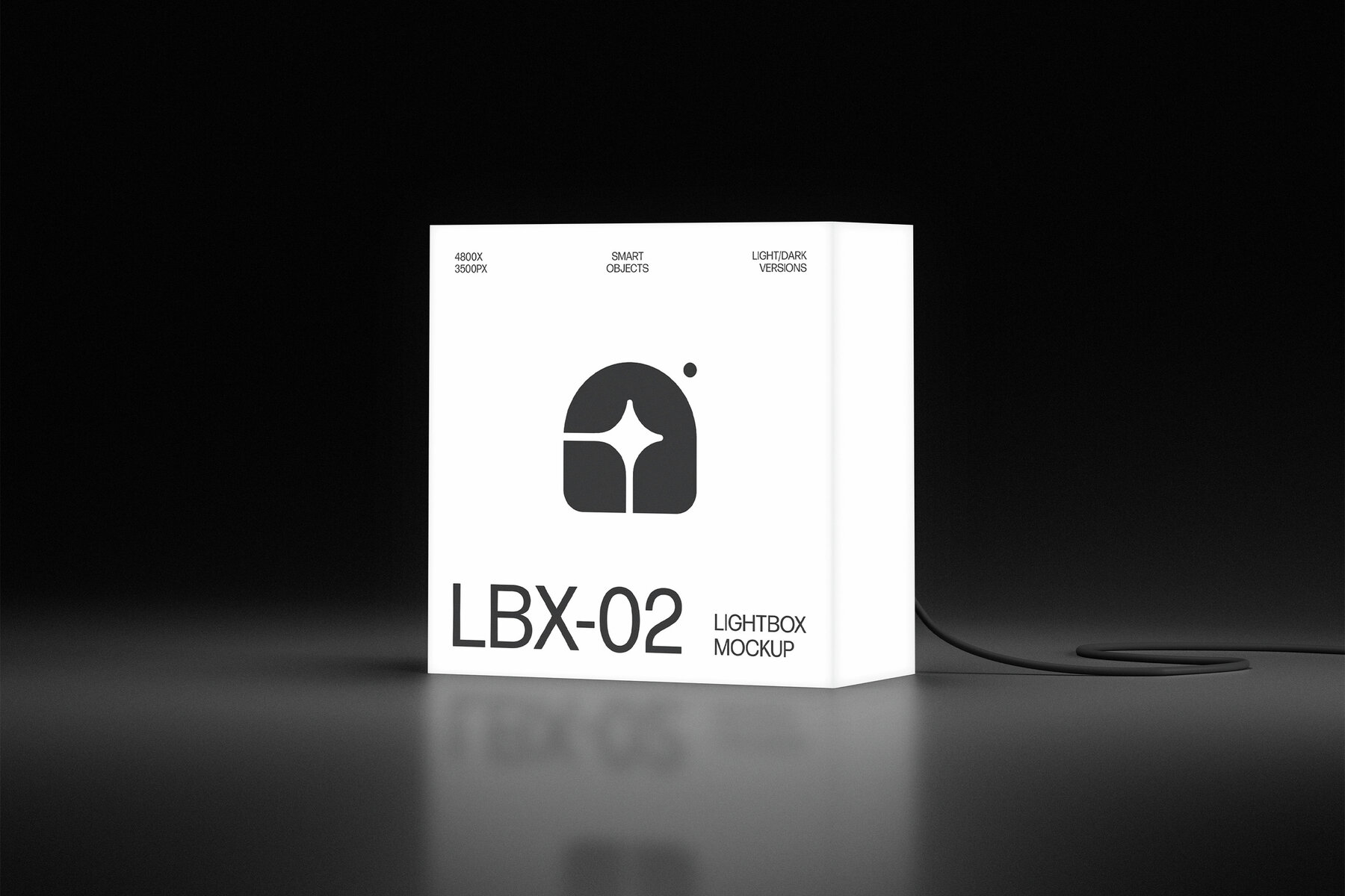 Frameless Lightbox Signage Mockups 5