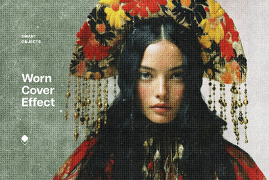 Worn Cover Photo Effect