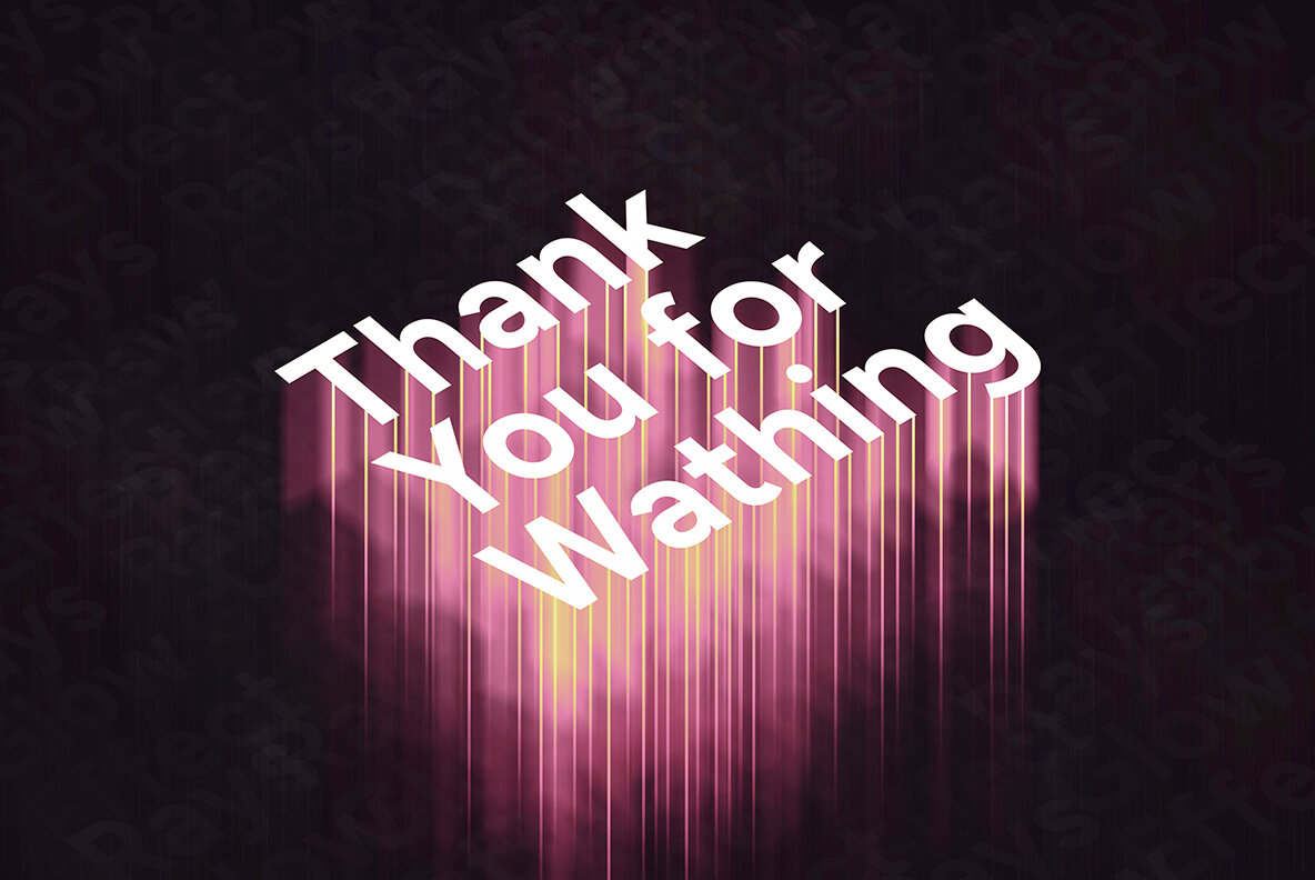 Rays Glow Text Effect 7