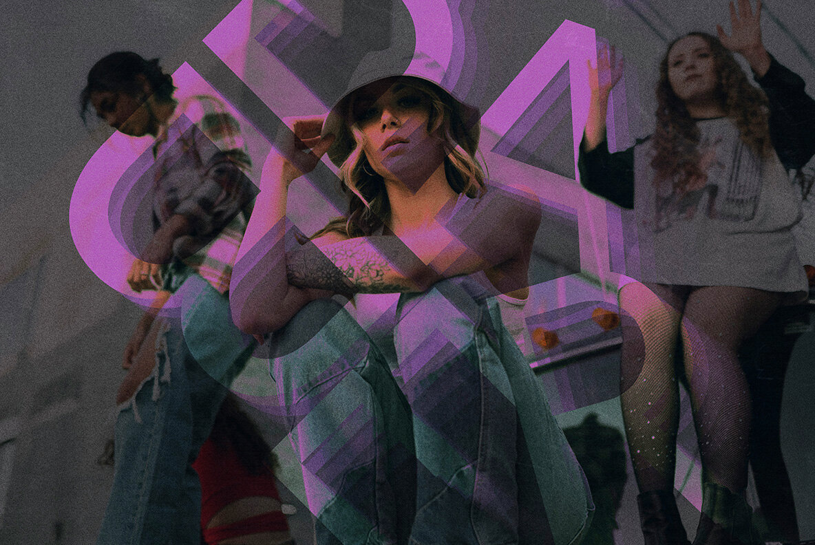 Layered Echo Text Effect 3