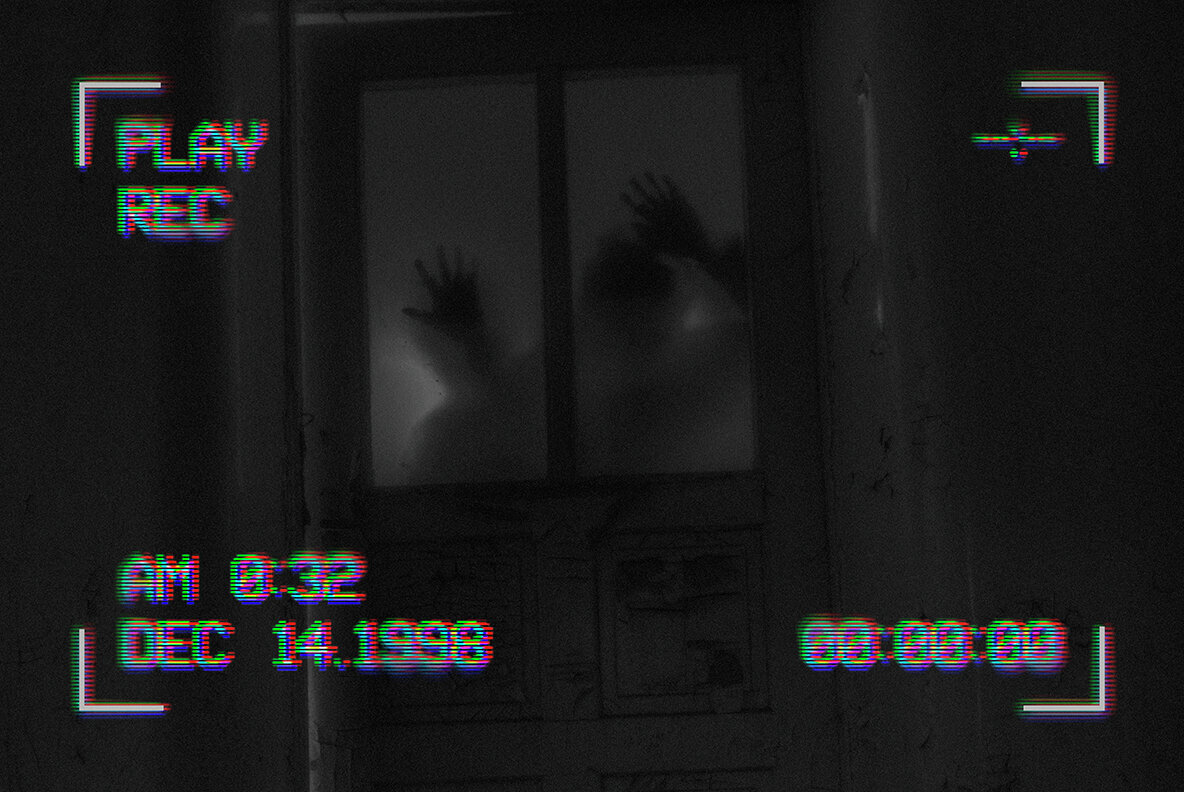 Glitch VHS Text Effect 2