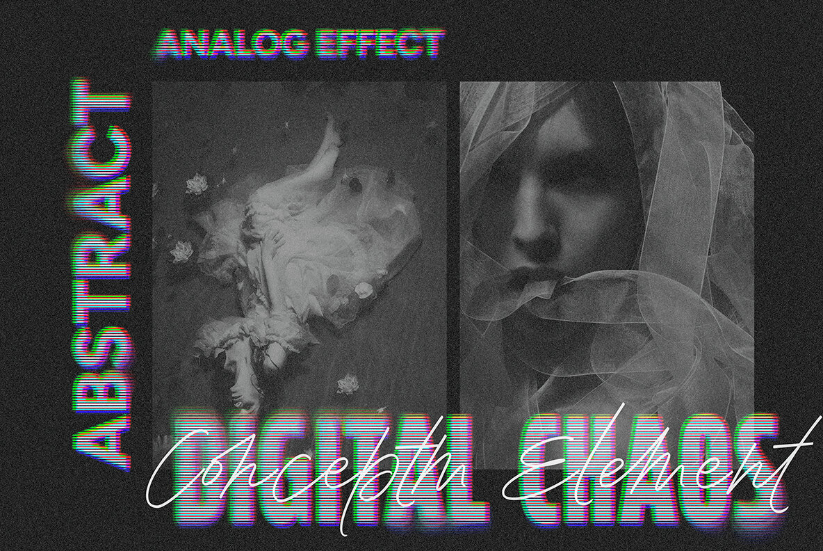 Glitch VHS Text Effect 3