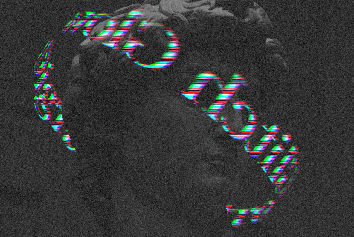 Glitch VHS Text Effect 4