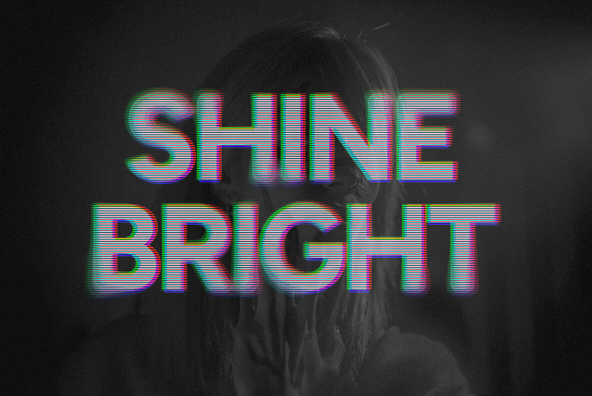 Glitch VHS Text Effect 6