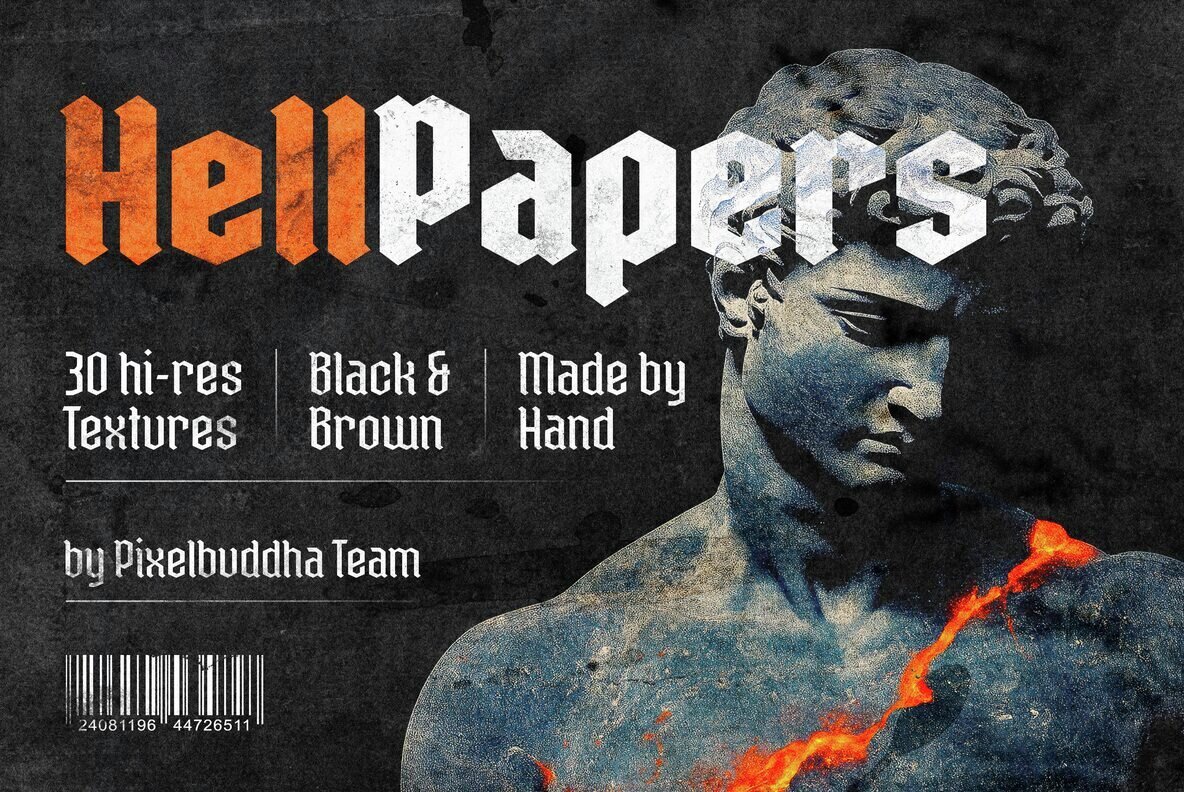 Hell Paper Grunge Textures Pack 1