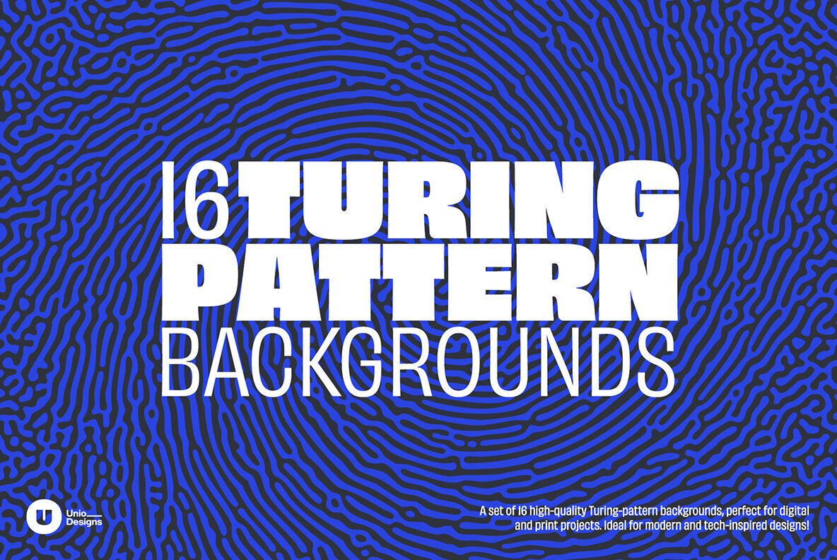 Turing Patterns   16 Backgrounds 1