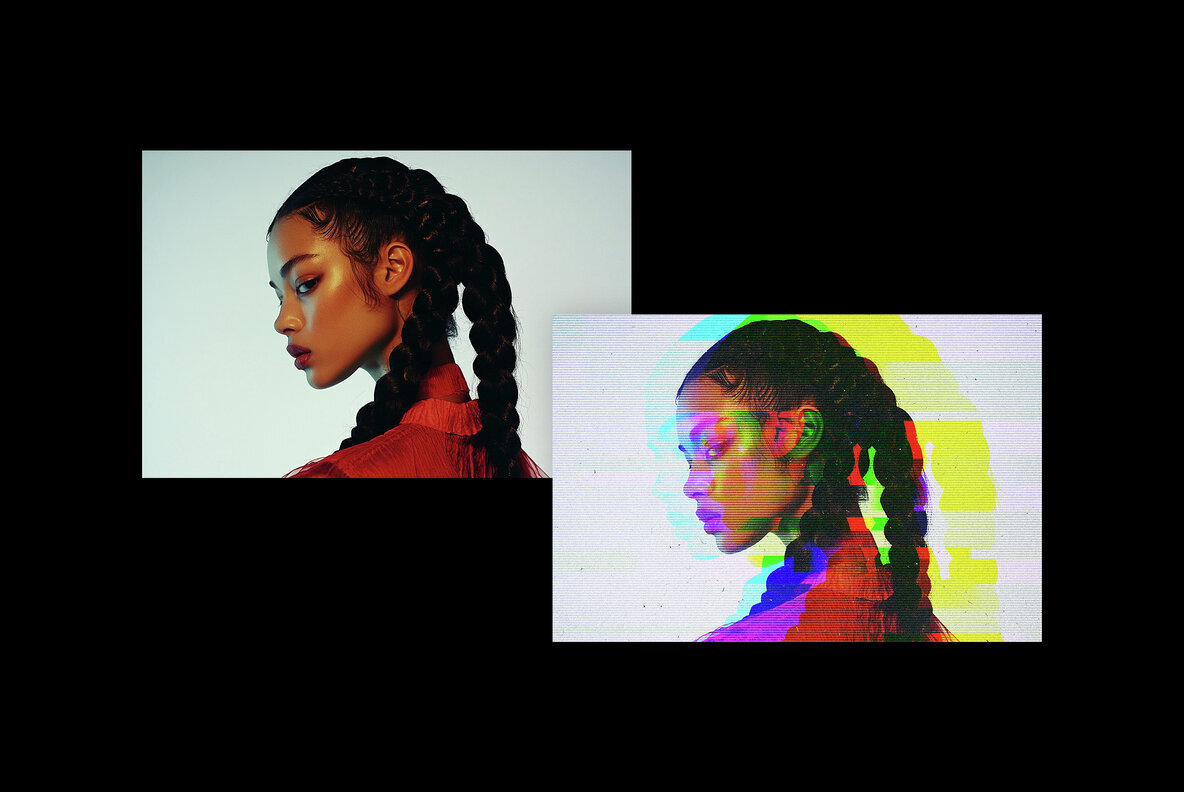 Glitch Retro Photo Effect 2