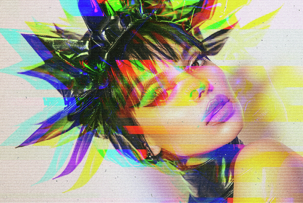 Glitch Retro Photo Effect 5