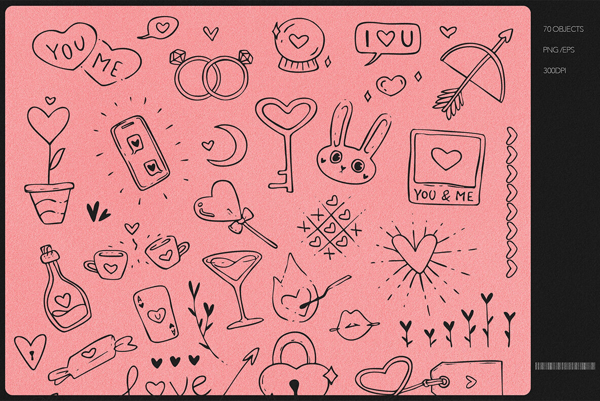 Happy Valentines Day illustrations 2