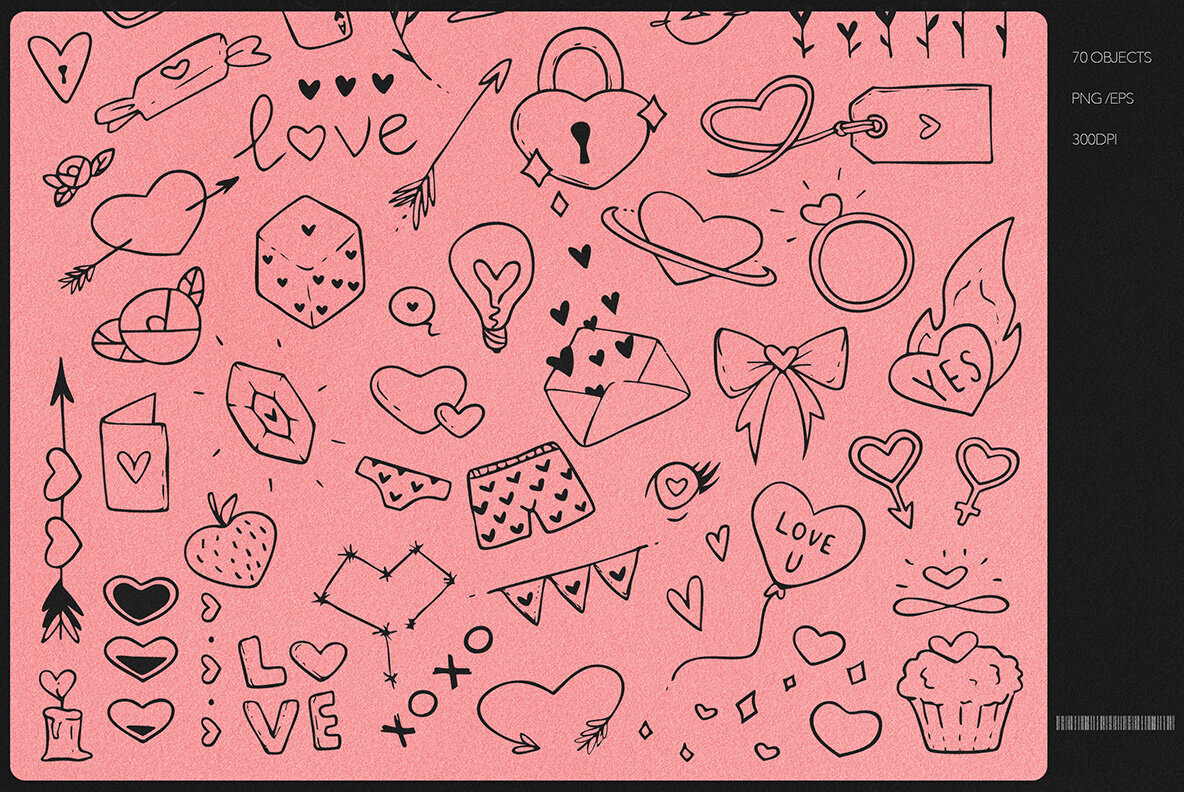 Happy Valentines Day illustrations 3