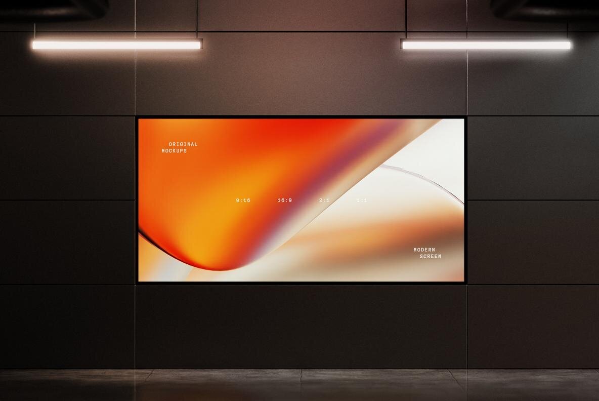 Digital Screen Display Mockups 1