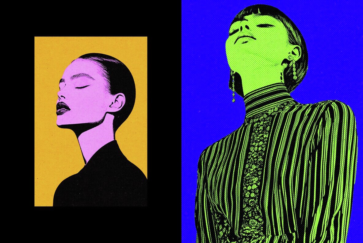 Comic Duotone Photo Effect 6