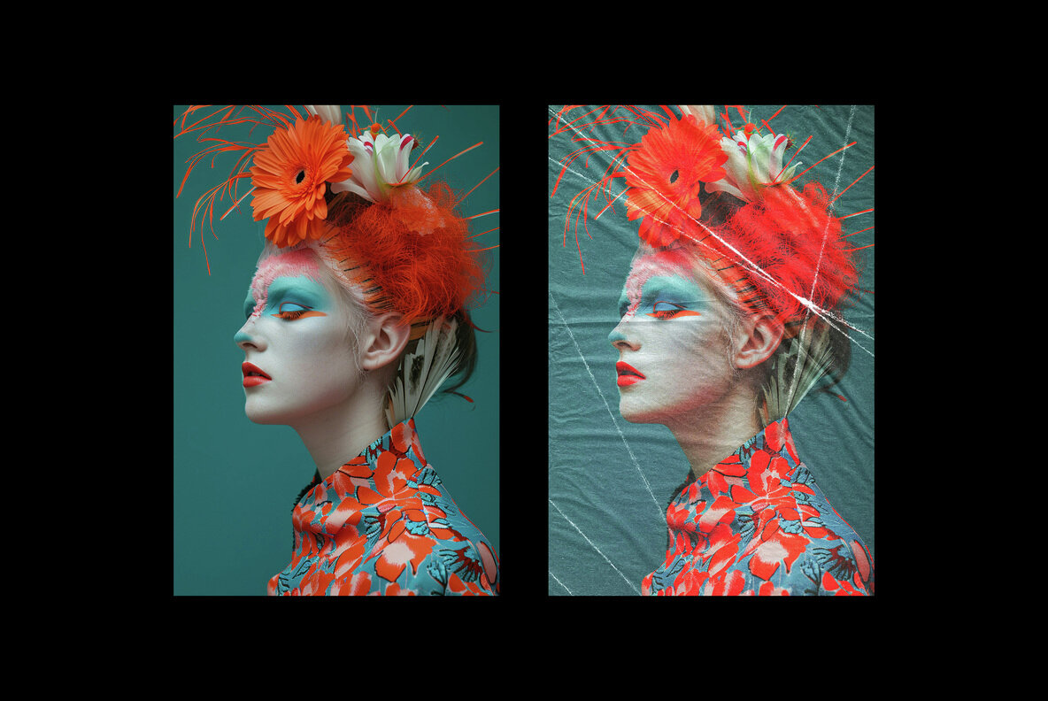 Vintage Crumpling Paper Photo Effect 8