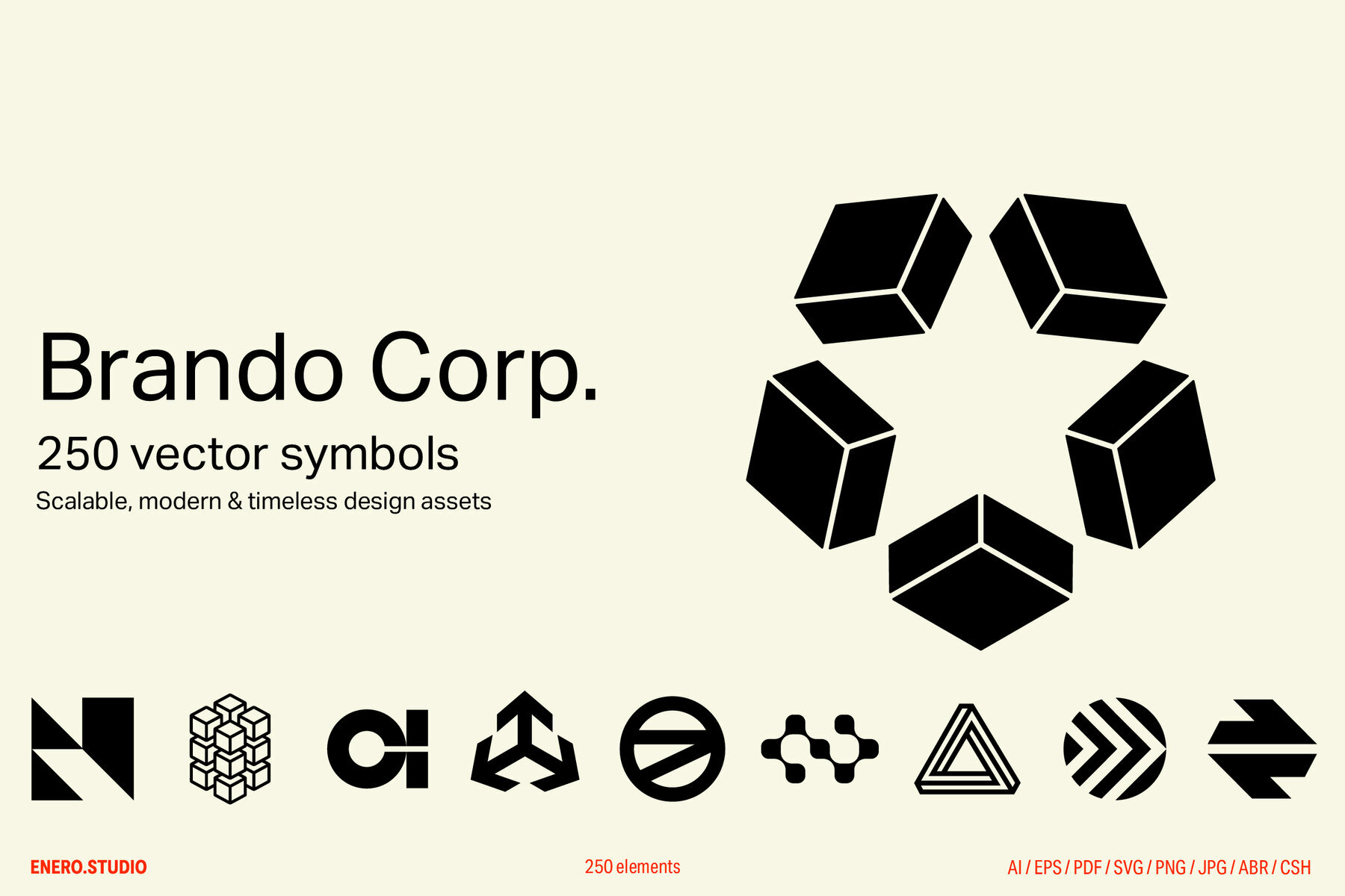 Brando Corp    250 Vector Symbols 1