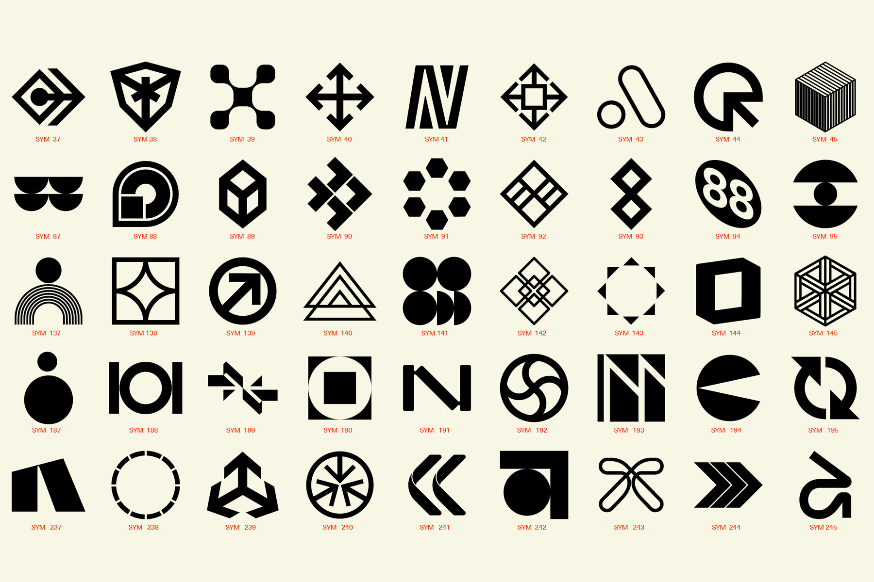 Brando Corp    250 Vector Symbols 10