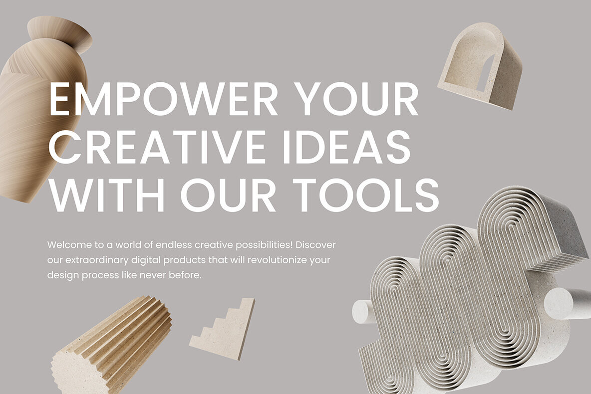 180 Modern Natural 3D illustrations 3