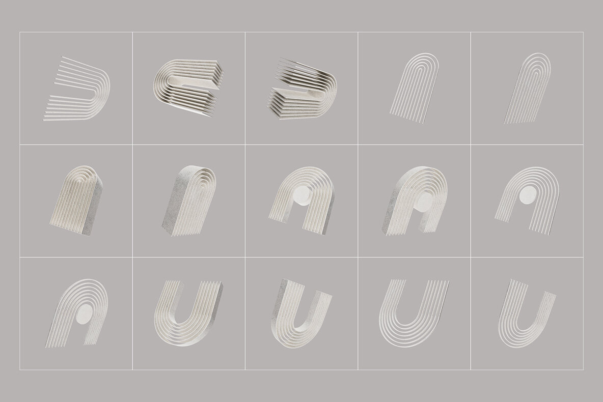 180 Modern Natural 3D illustrations 5