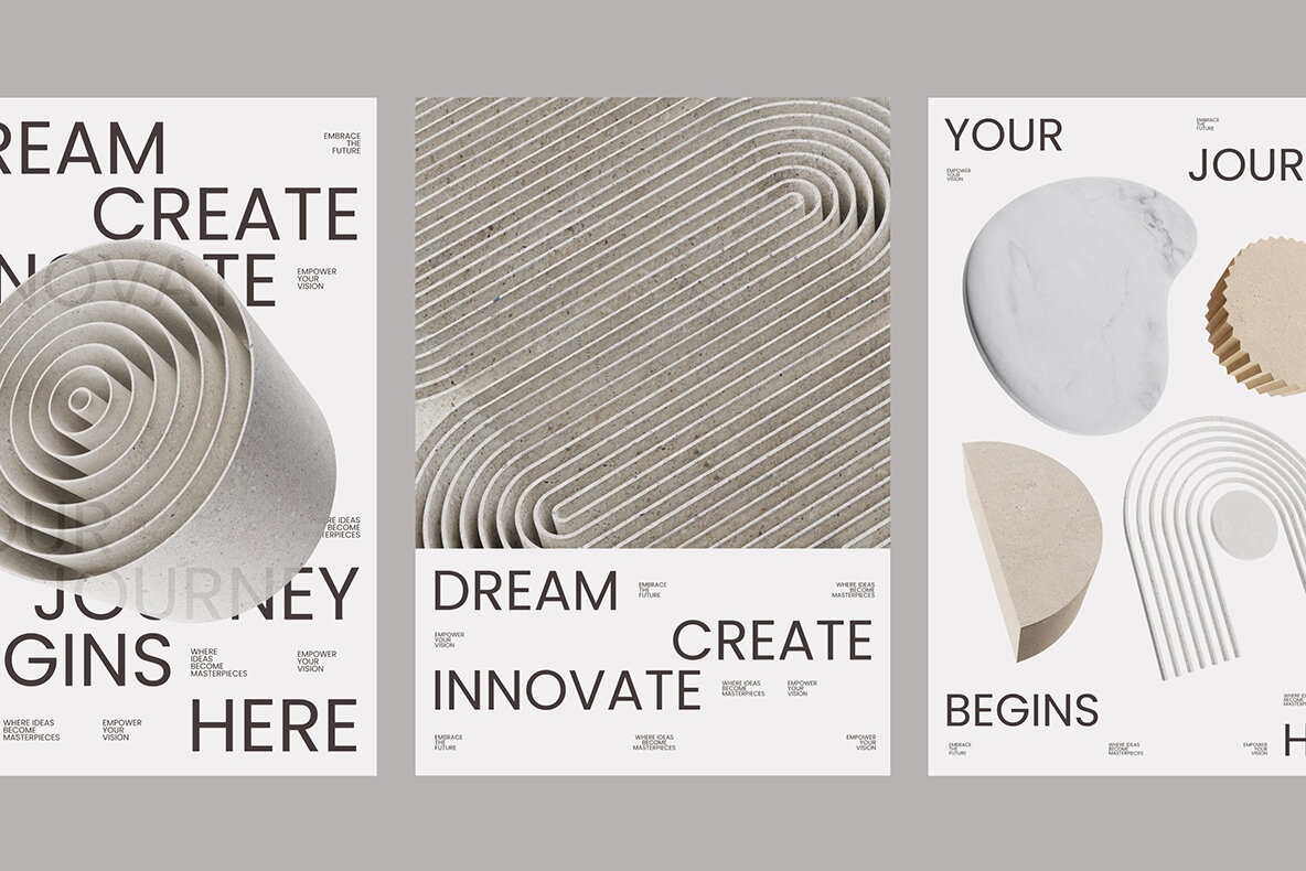 180 Modern Natural 3D illustrations 6