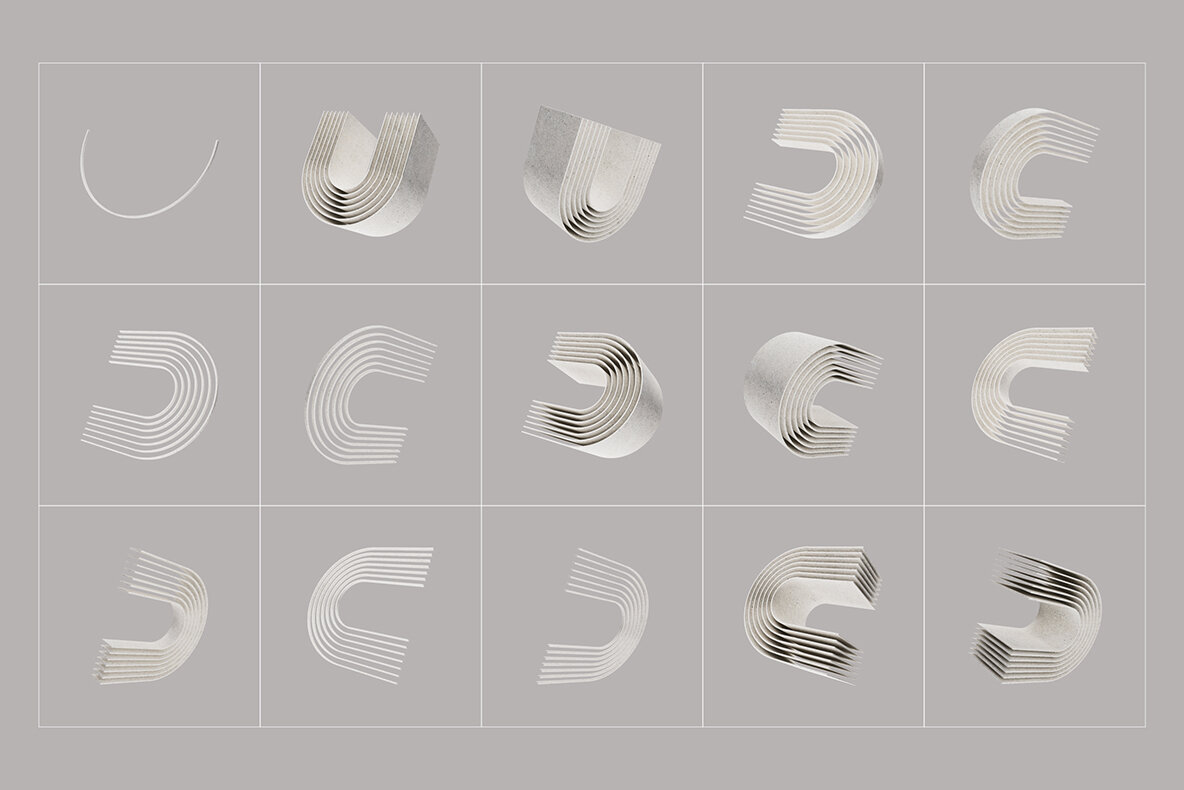 180 Modern Natural 3D illustrations 7