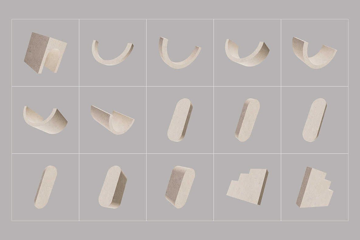 180 Modern Natural 3D illustrations 14