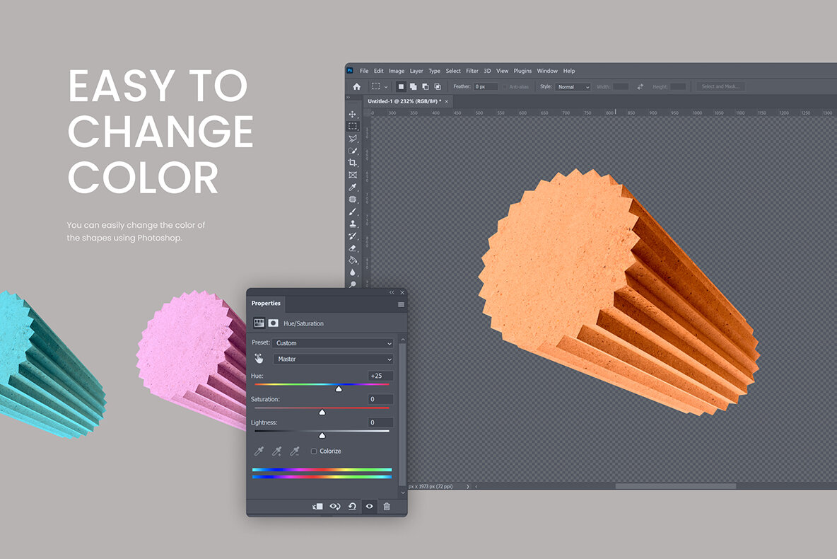 180 Modern Natural 3D illustrations 15