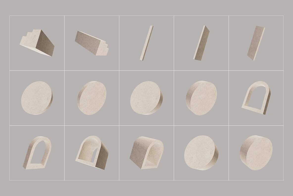 180 Modern Natural 3D illustrations 16