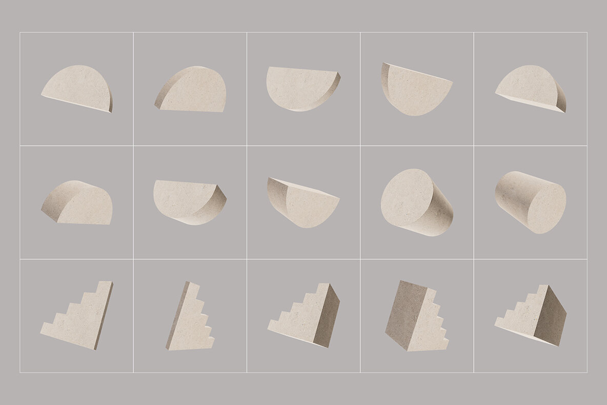 180 Modern Natural 3D illustrations 17