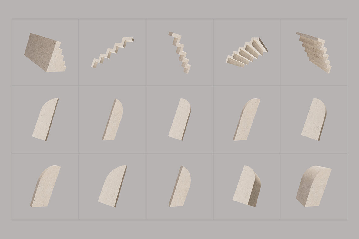 180 Modern Natural 3D illustrations 19