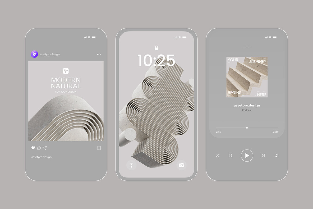 180 Modern Natural 3D illustrations 21