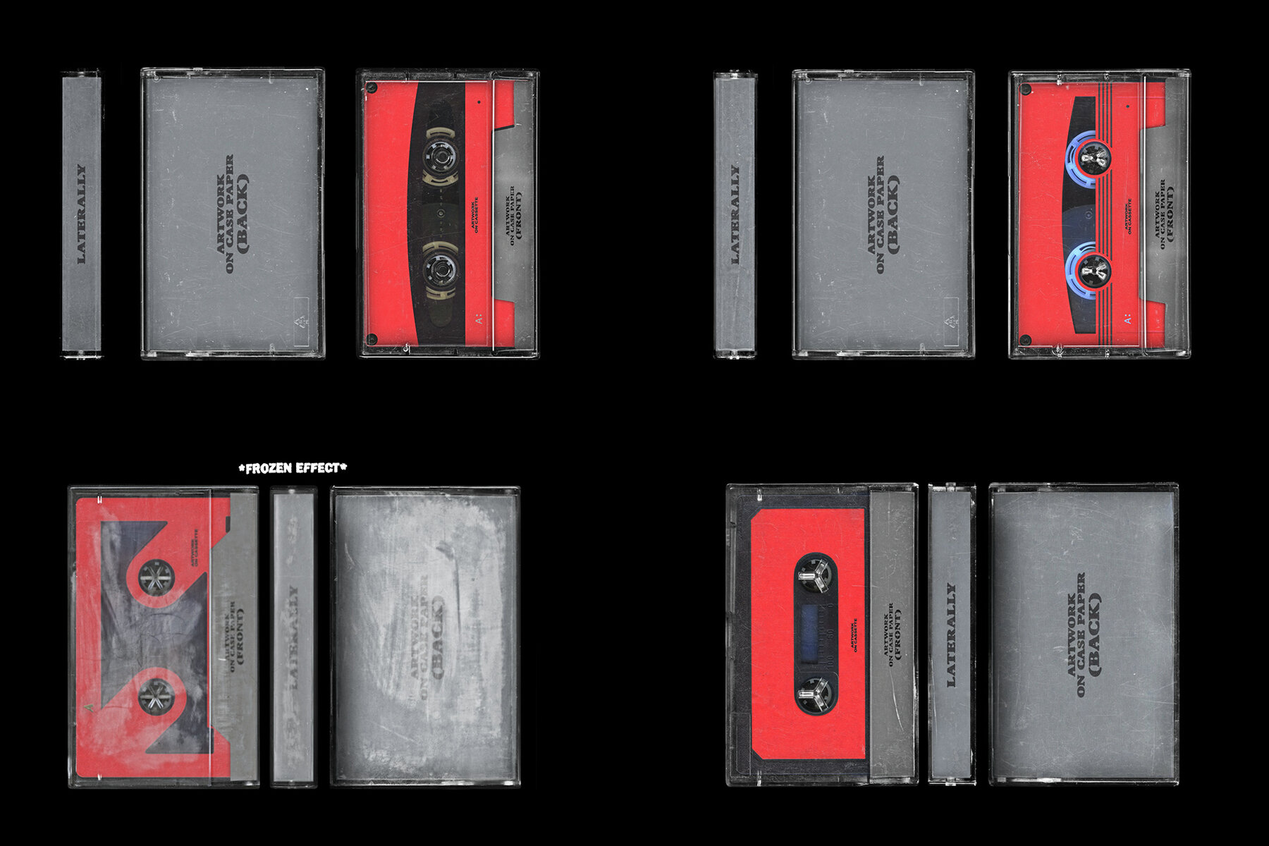 Cassette tape mockups vol 1 5